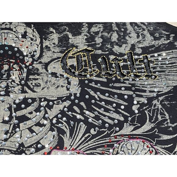 Vintage Y2K Sacred Cult Womens Hoodies Size Small Rhinestones - Picture 10 of 10